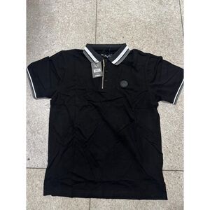 Black Short Sleeve Vintage Gene 1969 Polo